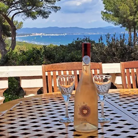 Bastide Presqu Ile De Giens Superbe Vue Piscine